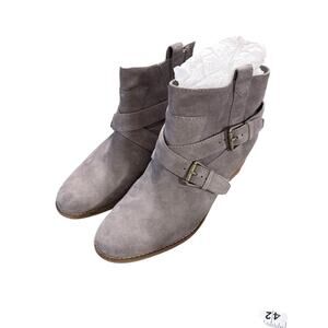 Cole Haan Jensynn Bootie Storm Cloud Suede Women's Size 7 New in Box Gray